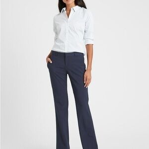 NWT Banana Republic Logan Women's Blue Pants Size Petite 4